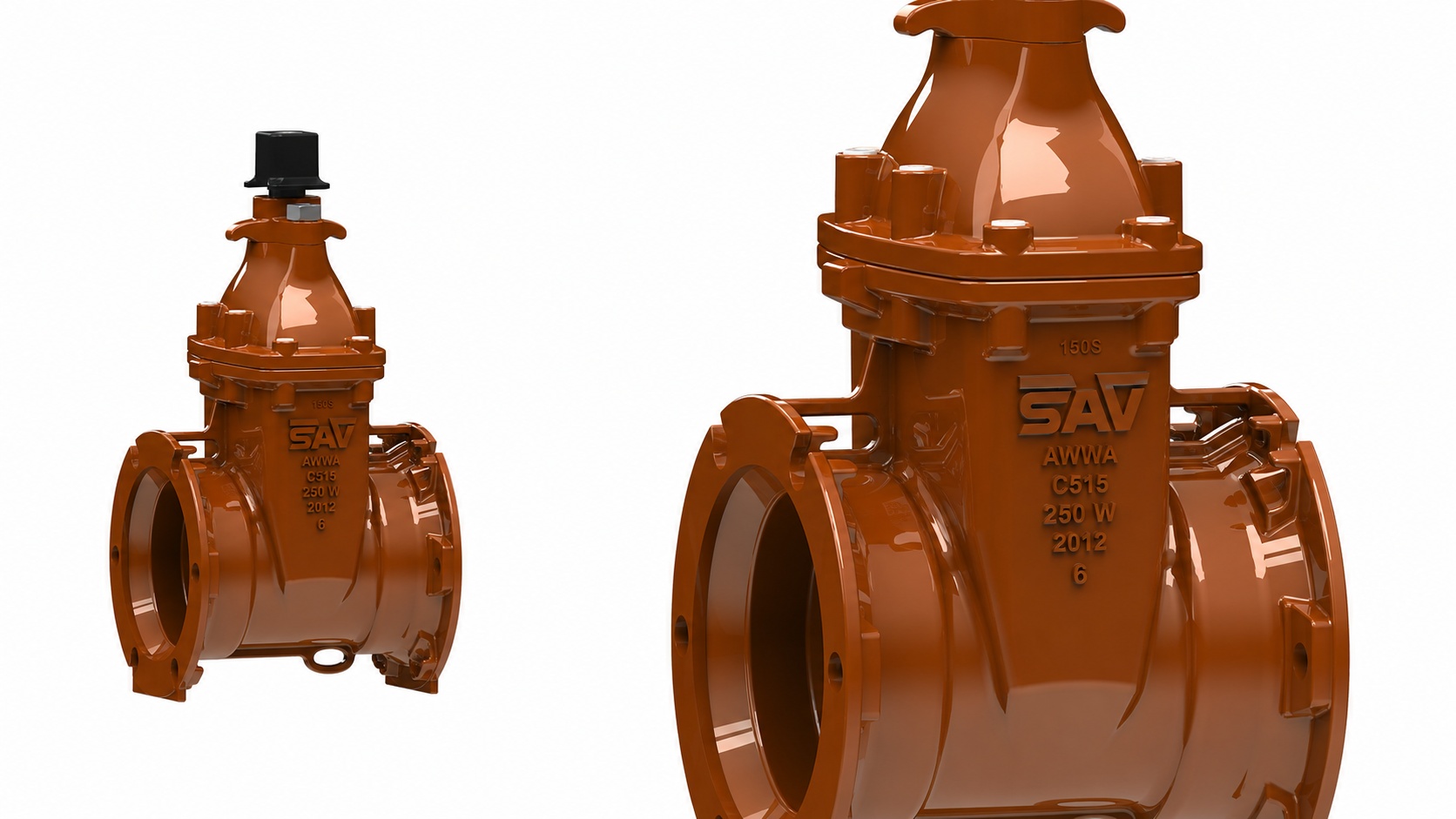 Model RD — Model RD AWWA C515 ductile iron gate valves